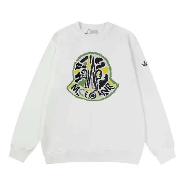 Moncler Hoodies & Sweatshirts Crewneck logo sweatshirt product detail image 8