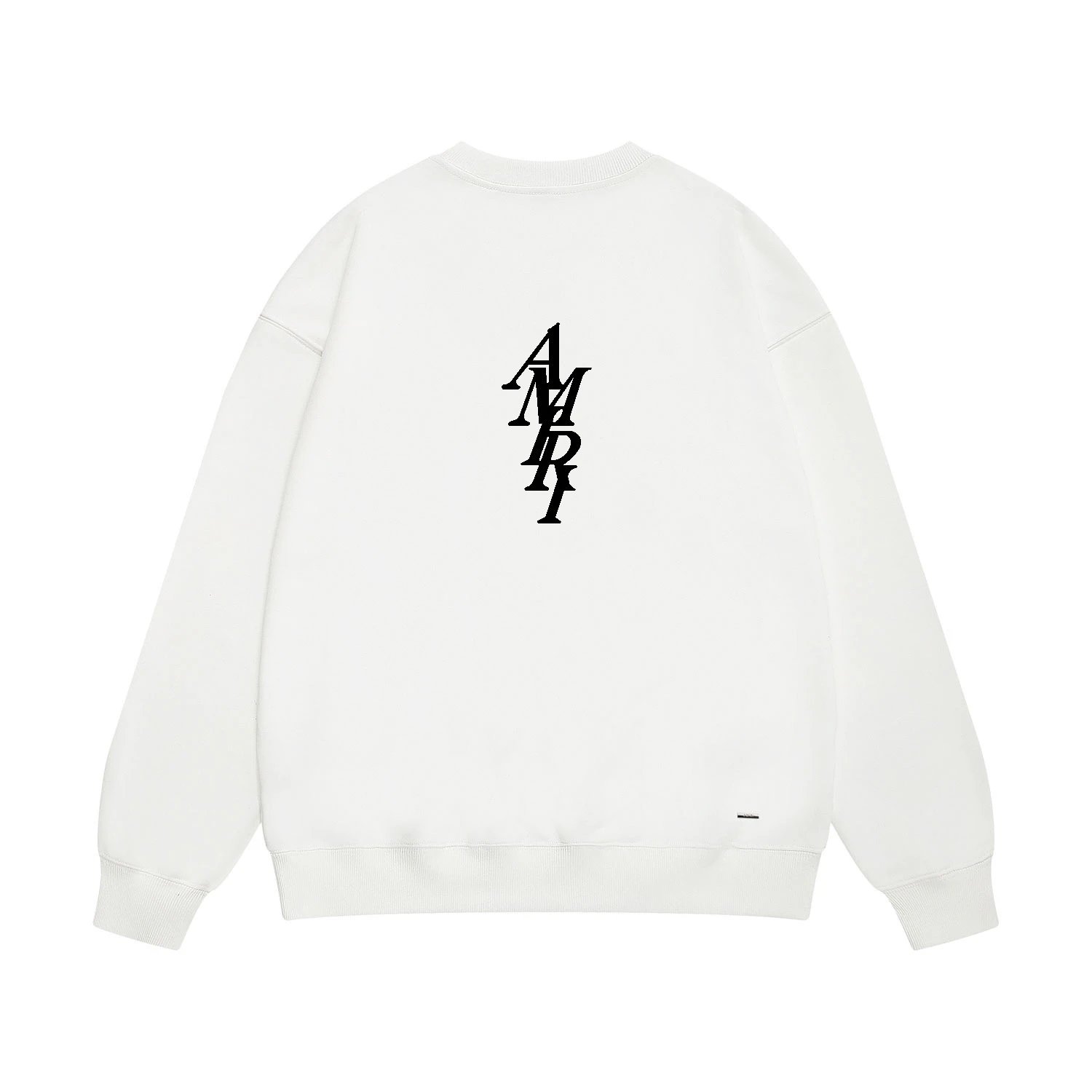 Amiri Logo Embroidered Burgundy Crewneck Sweatshirt - 17