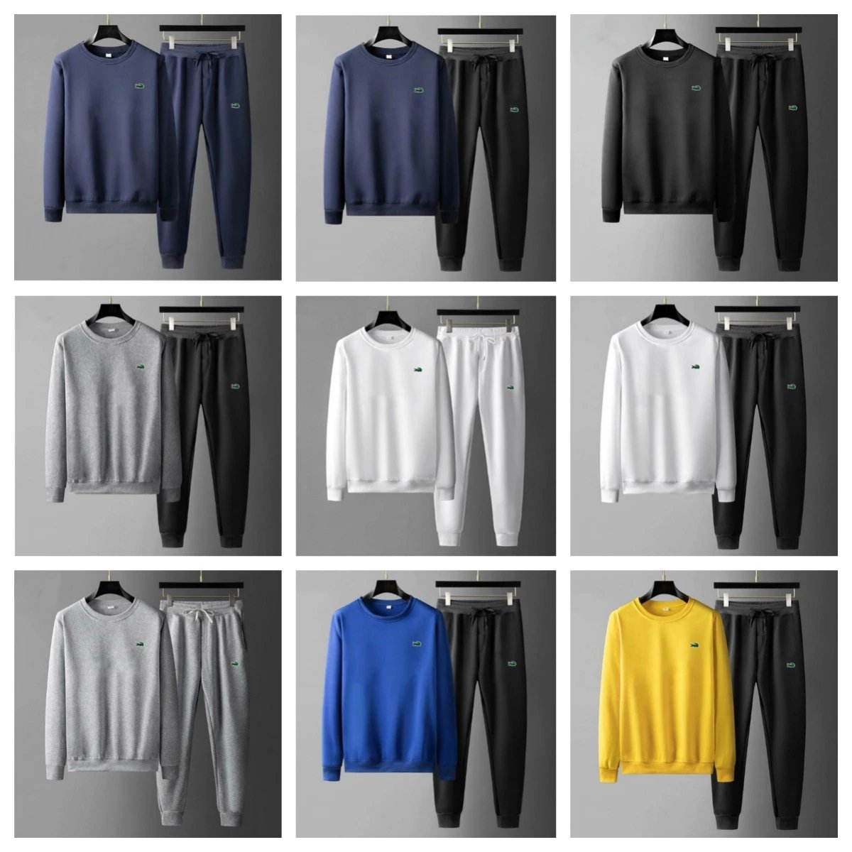 Lacoste Crewneck Sweatshirt and Jogger Pants Set