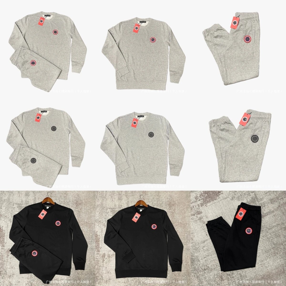 Canada Goose Logo Patch Crewneck Sweatshirt White Sweater - 2