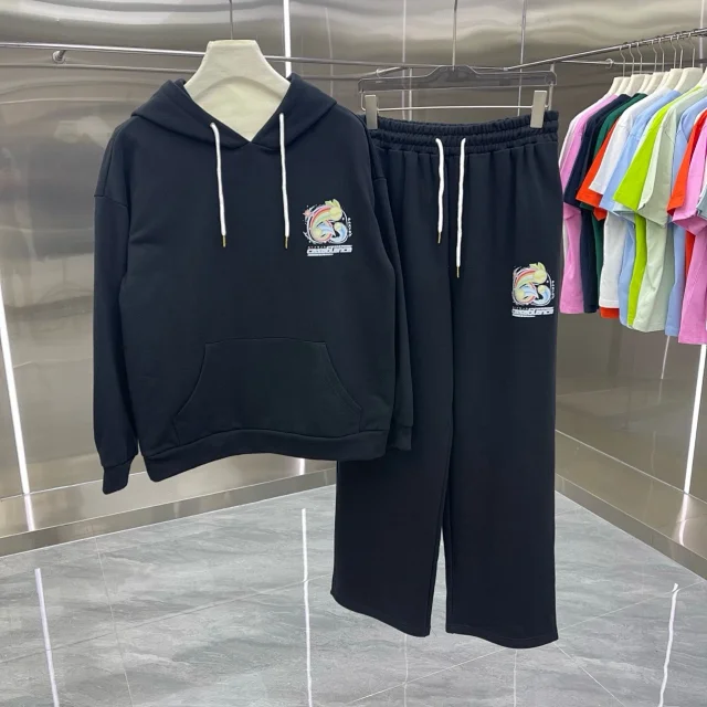 Casablanca Matching Sets Hoodie and wide-leg trousers set with graphic print product detail image 14