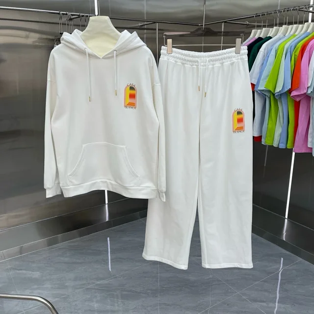 Casablanca Matching Sets Hoodie and wide-leg trousers set with graphic print product detail image 4