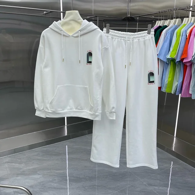 Casablanca Matching Sets Hoodie and wide-leg trousers set with graphic print product detail image 3