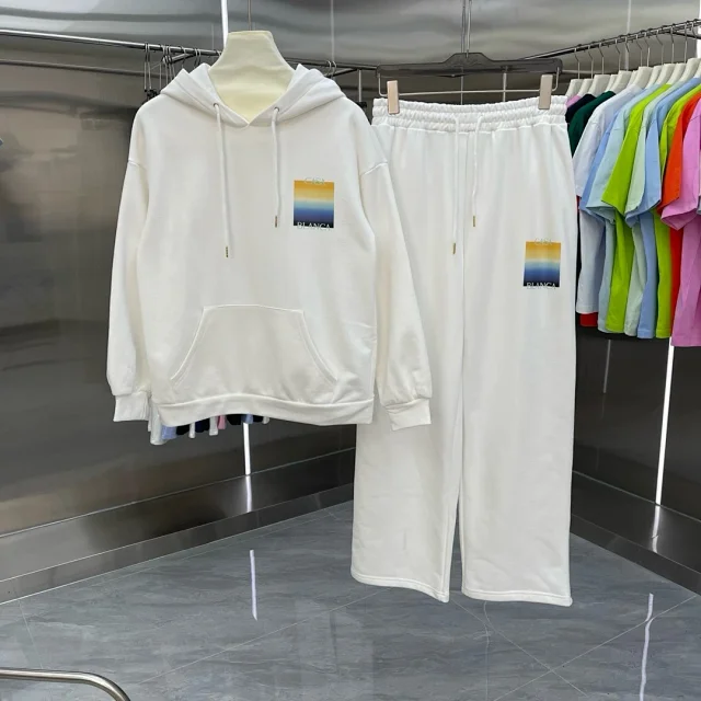 Casablanca Matching Sets Hoodie and wide-leg trousers set with graphic print product detail image 7