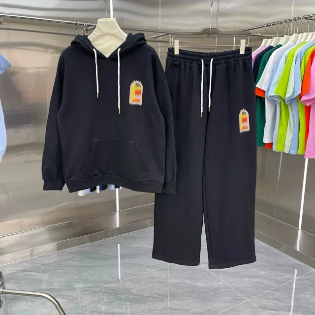 Casablanca Matching Sets Hoodie and wide-leg trousers set with graphic print product detail image 12
