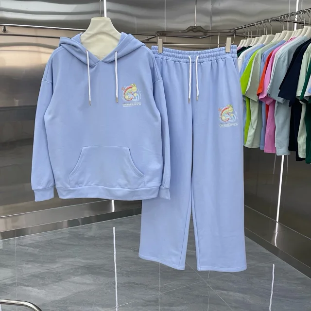 Casablanca Matching Sets Hoodie and wide-leg trousers set with graphic print product detail image 13
