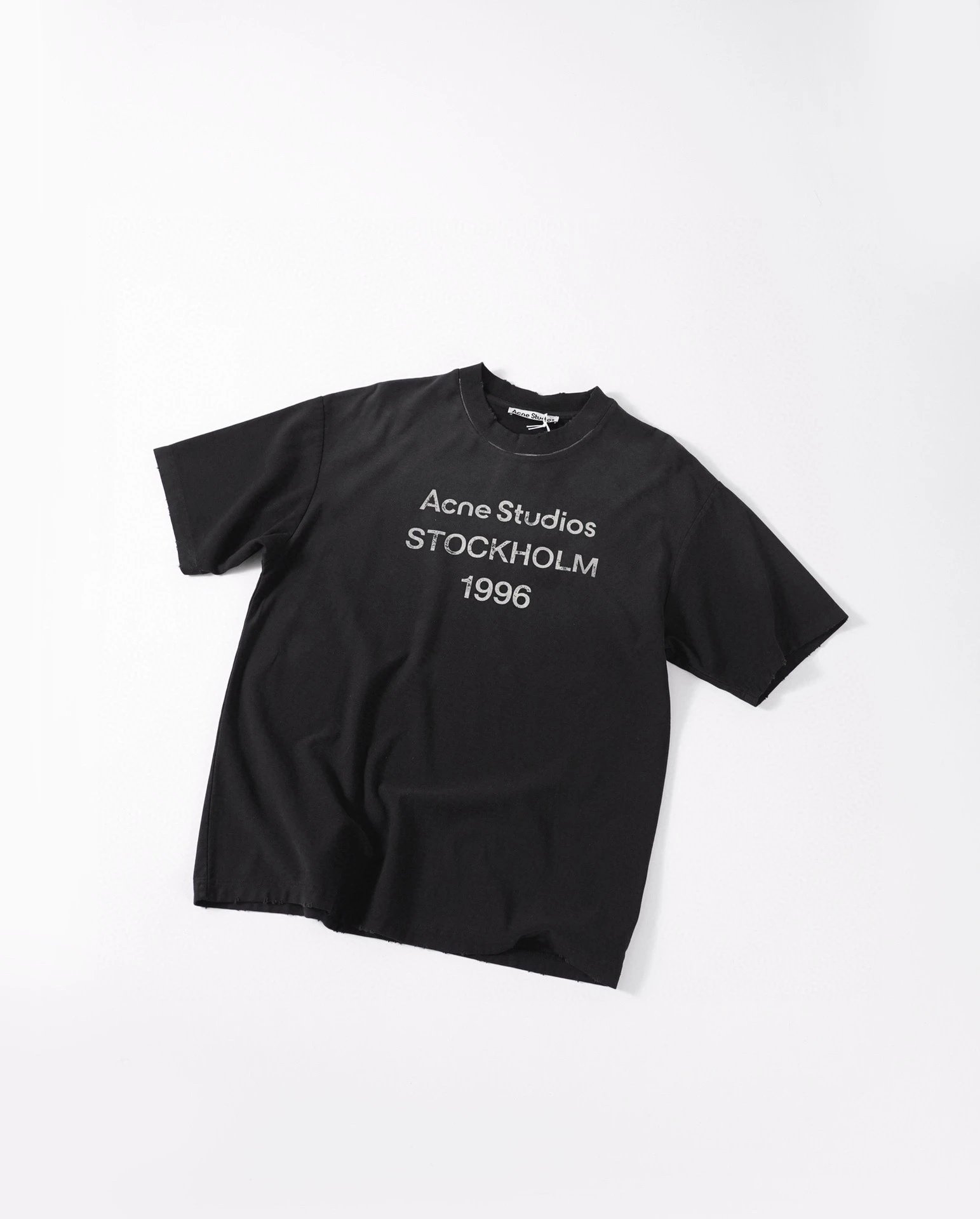 Acne Studios Black T-Shirt — Black colorway — USFans Spreadsheet photo