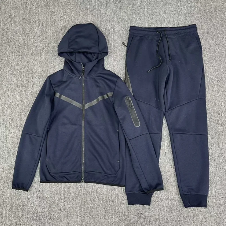 Nike Tech Fleece Black Hoodie — Navy blue suit colorway — USFans Spreadsheet photo
