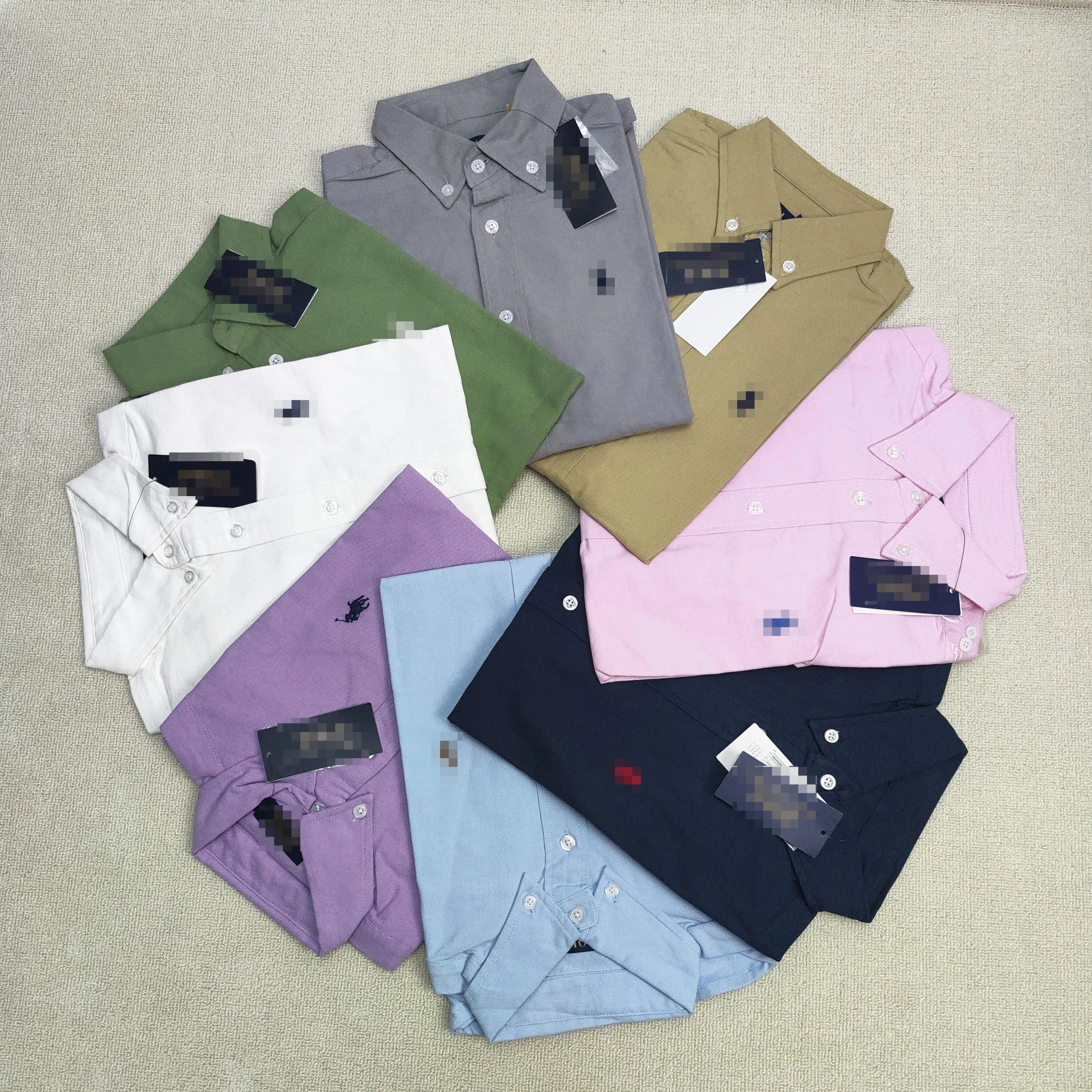 RL female version 100%cotton Oxford shirt 女款纯棉长袖衬衫（CPBJ） - 131149