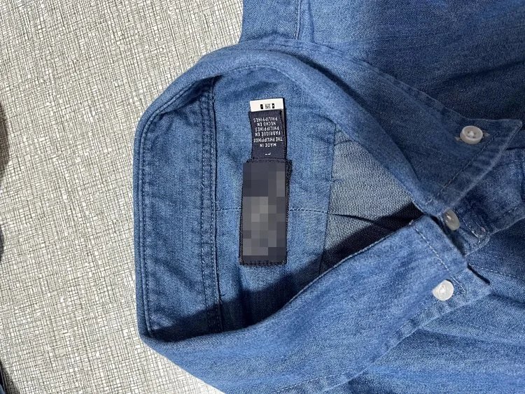 Denim Short-Sleeved Shirt photo 6