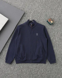 thumbnail for RL Knitted zip-up cardigan sweatshirt RL针织拉链开衫卫衣476400 E