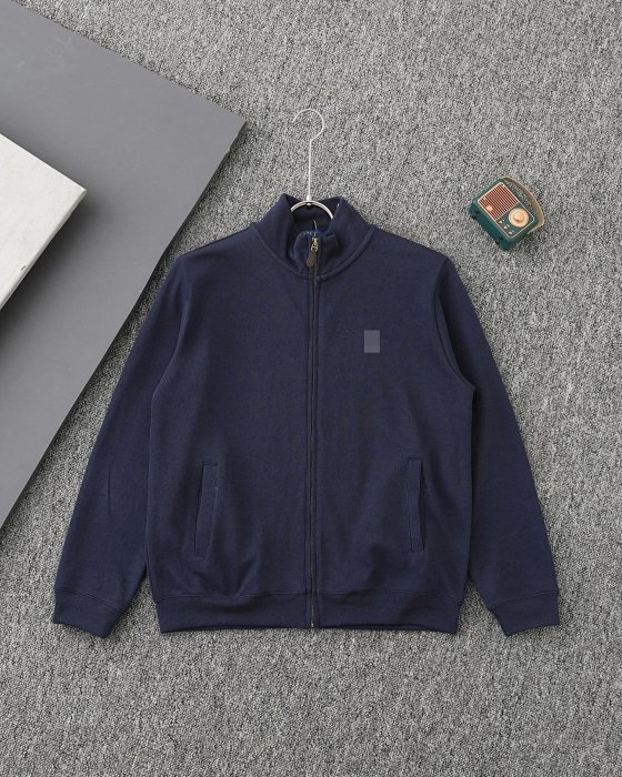 Knitted Zip-Up Cardigan Sweatshirt-MLMLSPHO0202