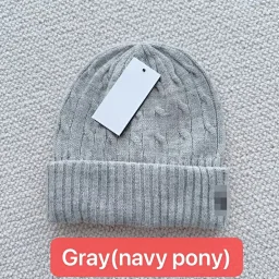 thumbnail for RL Wool knit hat beanie hat Beanie hat G