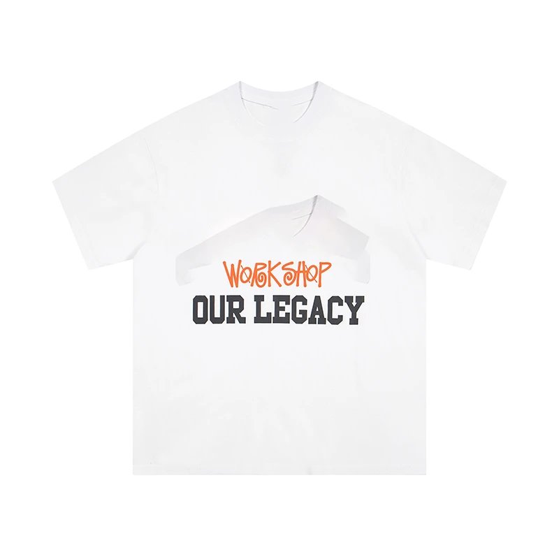 English Text Print Short Sleeve T-Shirt photo 2