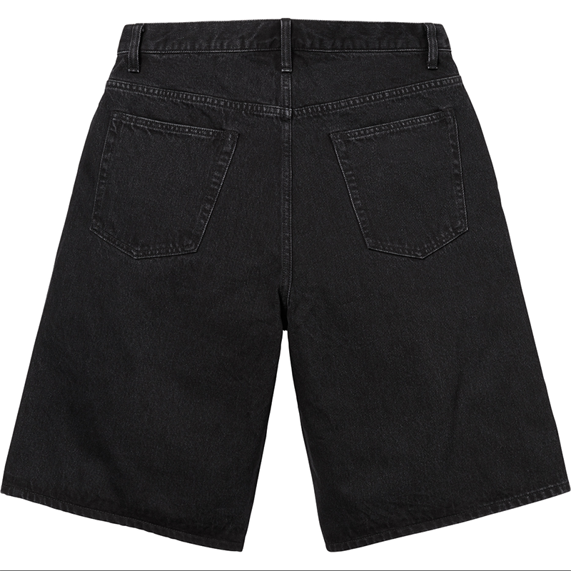Embroidered Denim Shorts photo 3