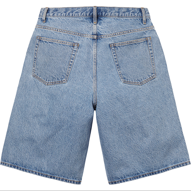 Embroidered Denim Shorts photo 4