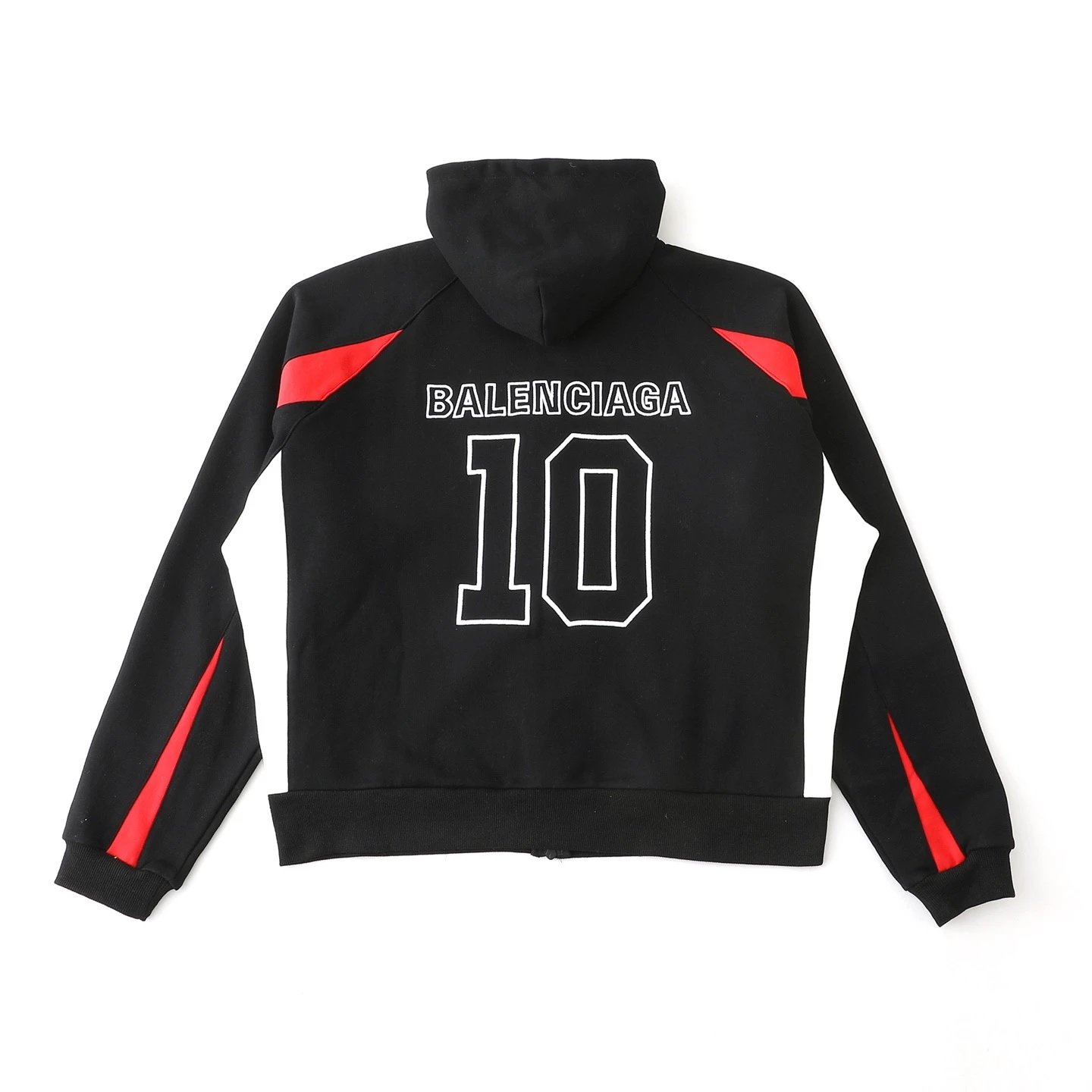 Balenciaga x NBA Zip-Up Hoodie Black / Red - 2