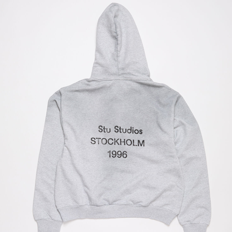 AC Distressed Logo Letter Print Hoodie photo 5