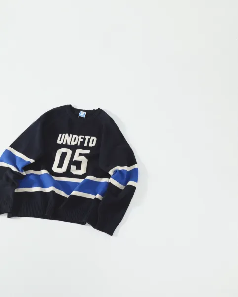 UNDEFEATED 05 Rugby Knit Sweater Beige - 4