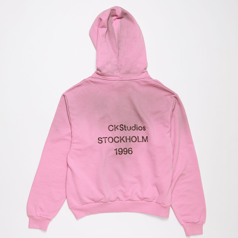 AC Distressed Logo Letter Print Hoodie photo 6