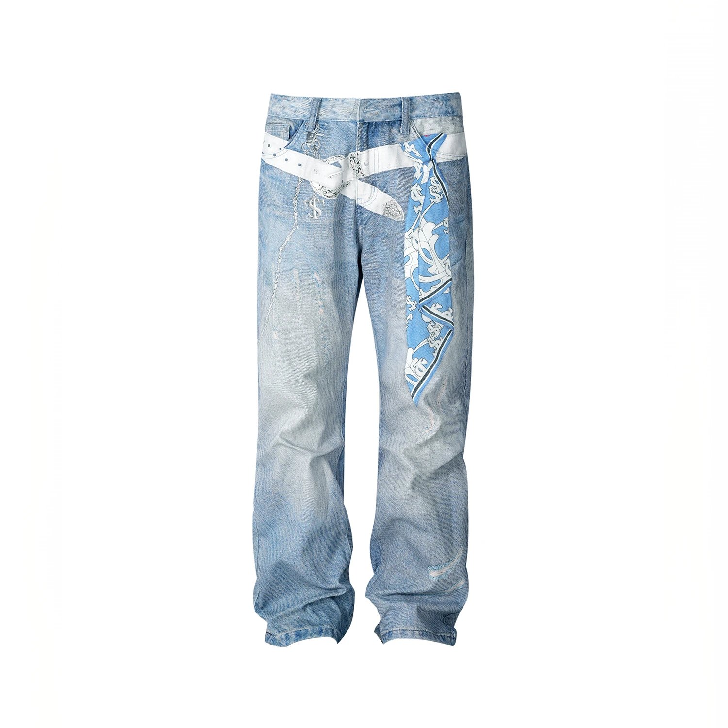 Small Town Kid trompe l'oeuil denim 2 (5 colorways)