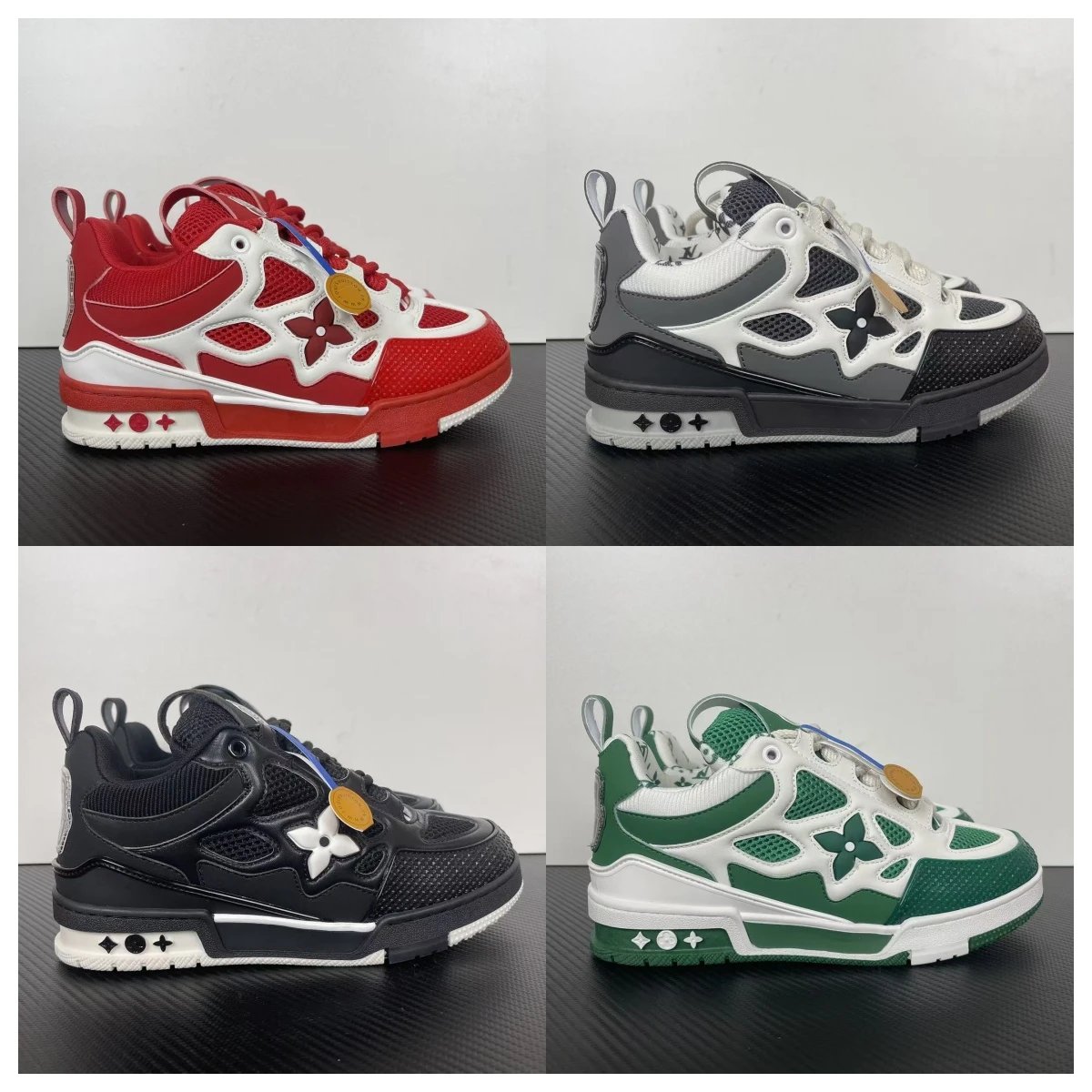 NEW CJ version! The most cost-effective version of 1V Skate brand, perfect cleanliness, vacuum glue process, complete accessories, sports shoe series, Italian imported leather, perfect workmanship and detail processing in all aspects