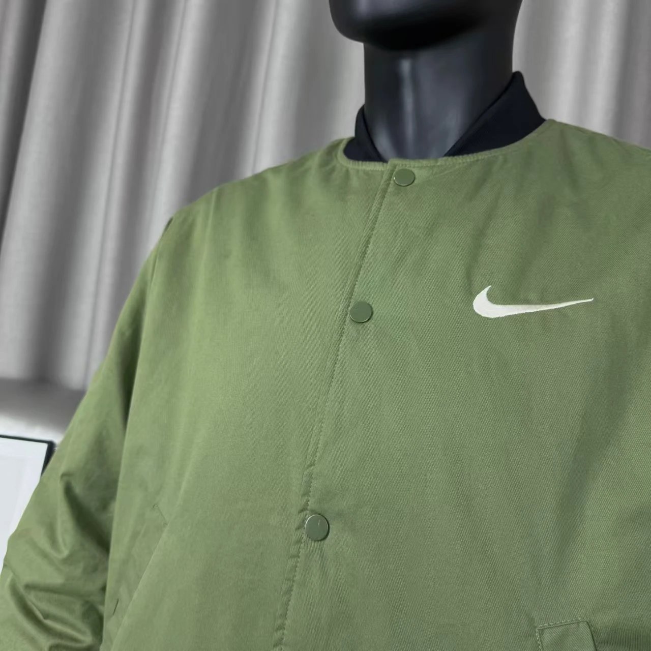 Stussy x Nike Air 80 / 89 Bomber Jacket Army Green - 8