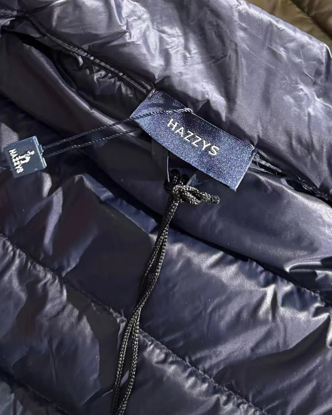 hA. Lightweight Quilted Down Jacket Black - 14