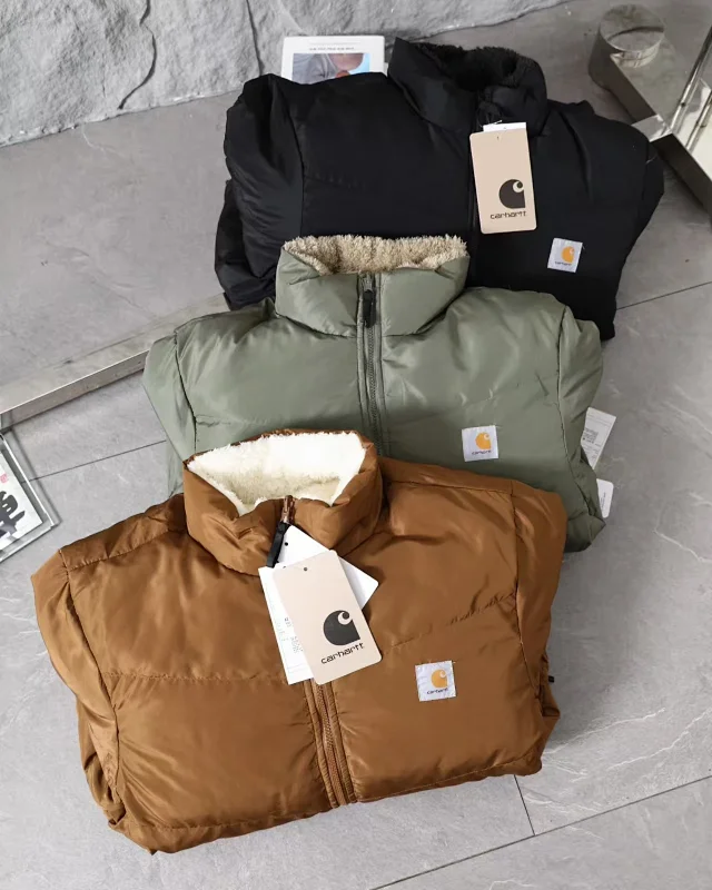 Carhartt Jackets Sherpa-lined puffer jacket product detail image 2