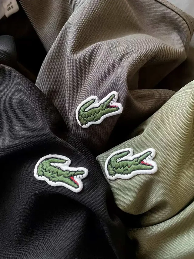 Lacoste Jackets Padded bomber jacket with flap pockets product detail image 5