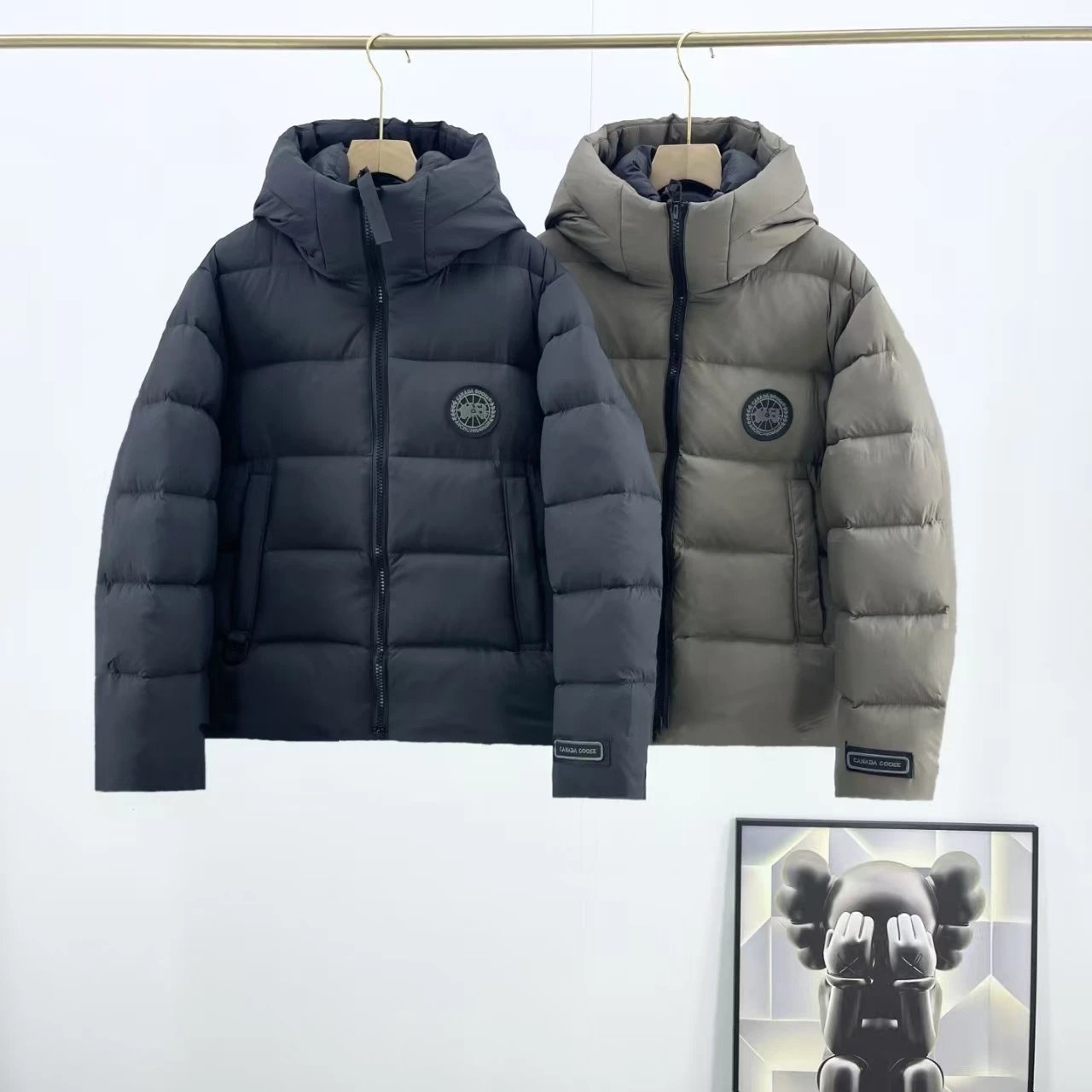 [W-02] Winter Hooded Down Jacket – Warm & Windproof