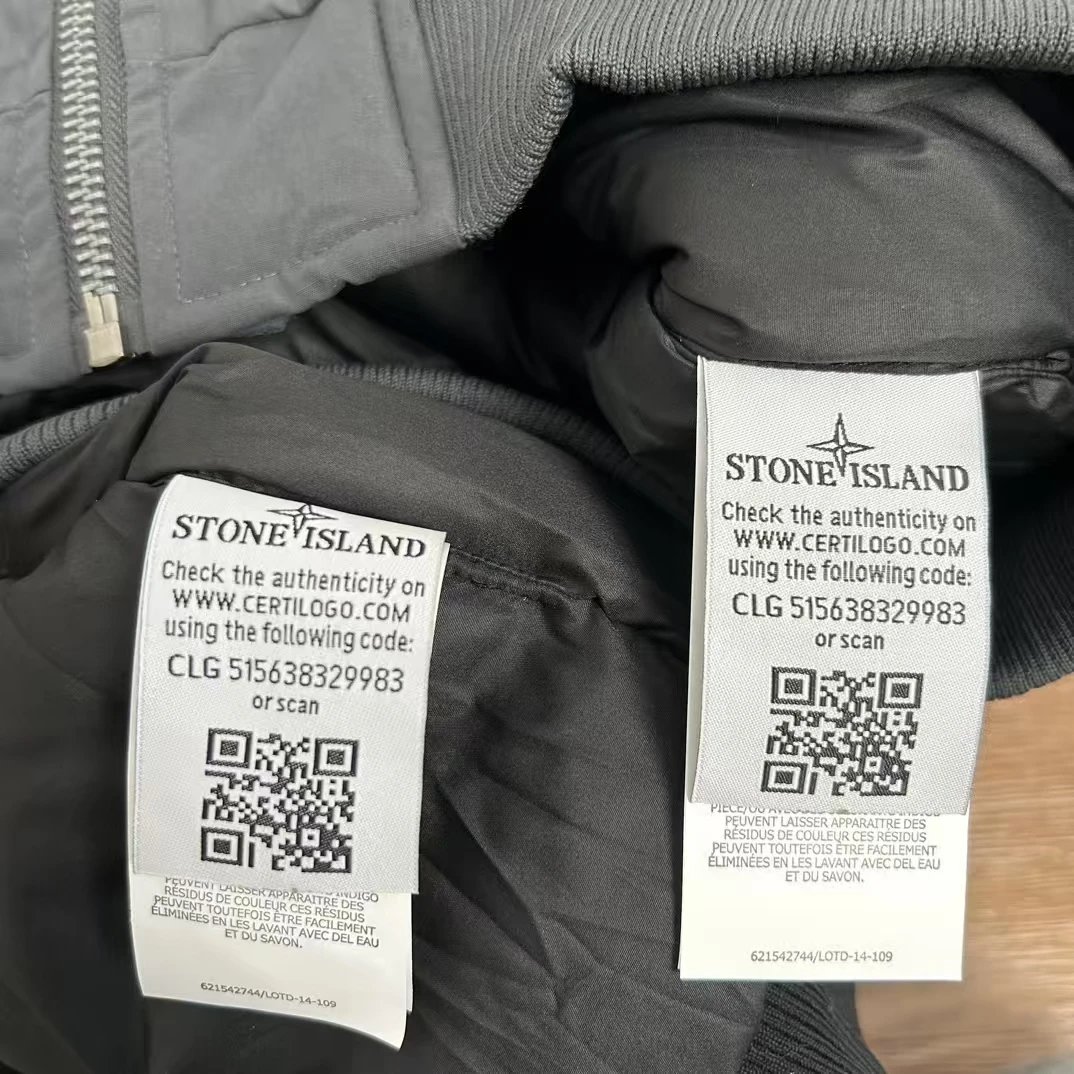 Stone Island Gommato Black Hooded Bomber Jacket Outerwear Jacket - 10