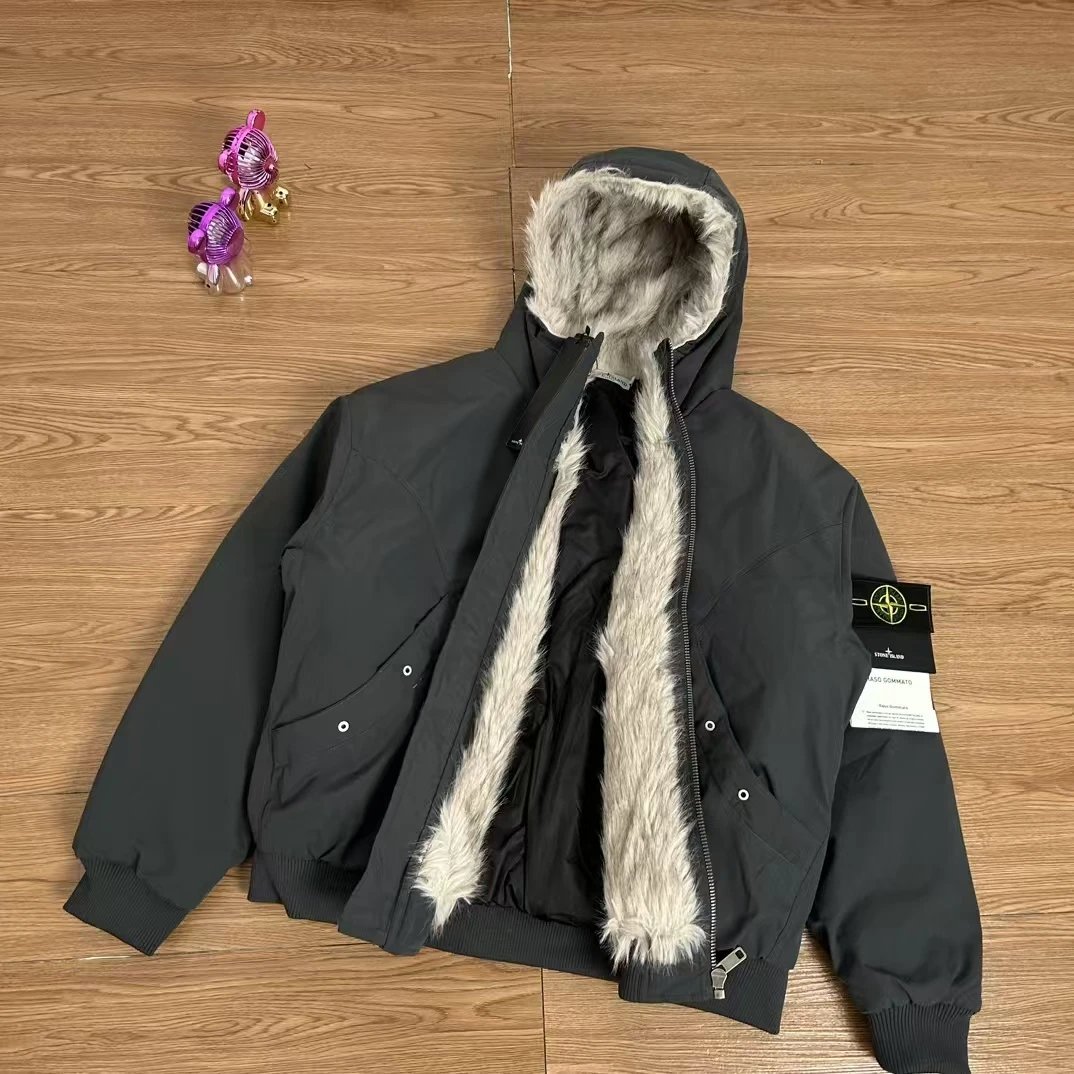 [DX30-12] Winter plus velvet padded hooded cotton-padded jacket