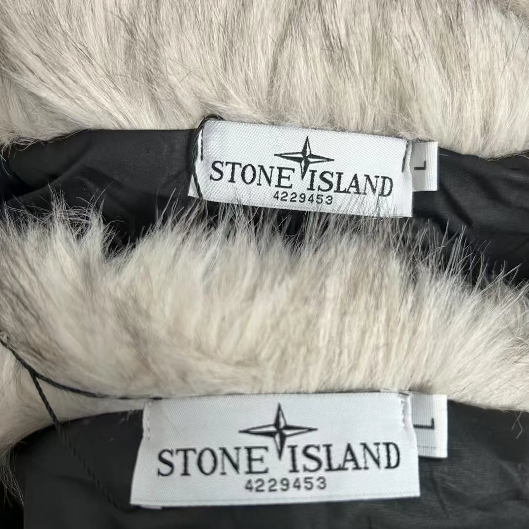Stone Island Gommato Black Hooded Bomber Jacket Outerwear Jacket - 9