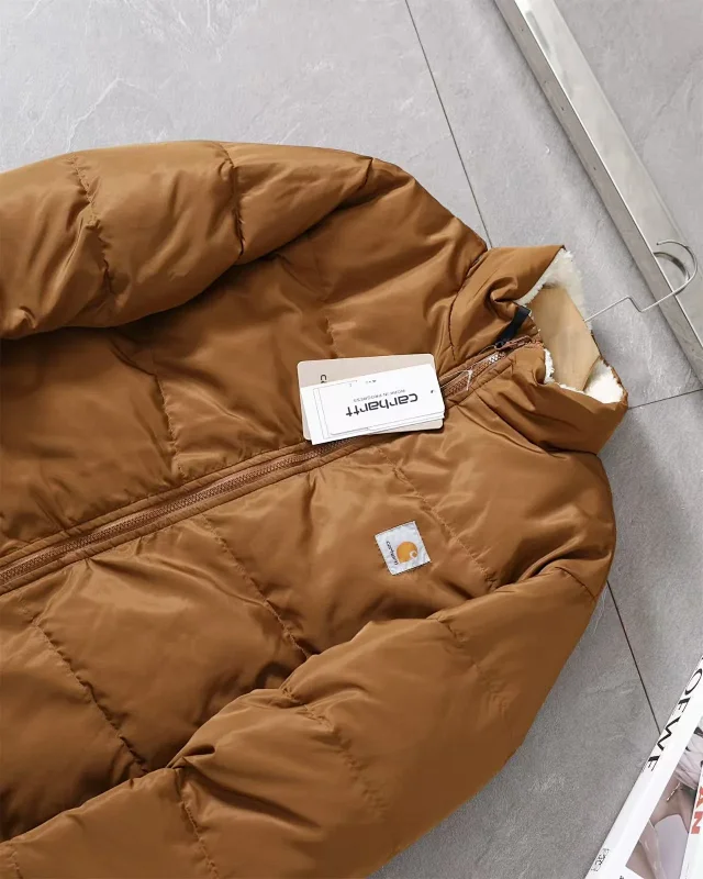 Carhartt Jackets Sherpa-lined puffer jacket product detail image 4
