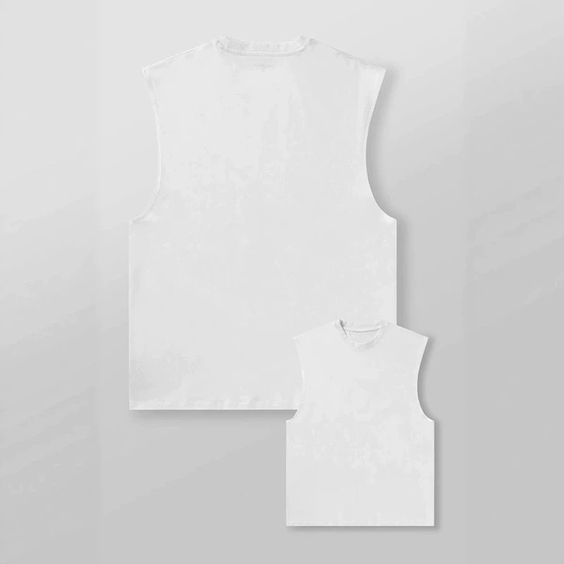 Logo Printed Sleeveless Vest