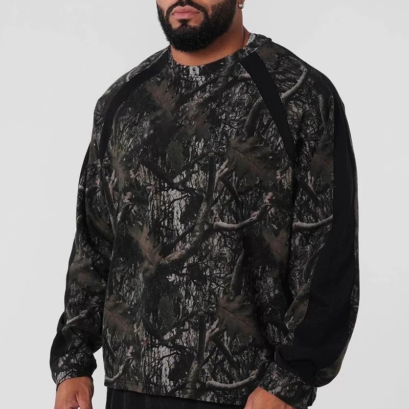 Men's Washed Loose Casual Sports Hoodie photo 5
