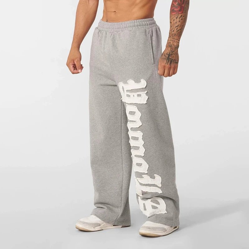 Men's Loose Cotton Embroidered Pants photo 4