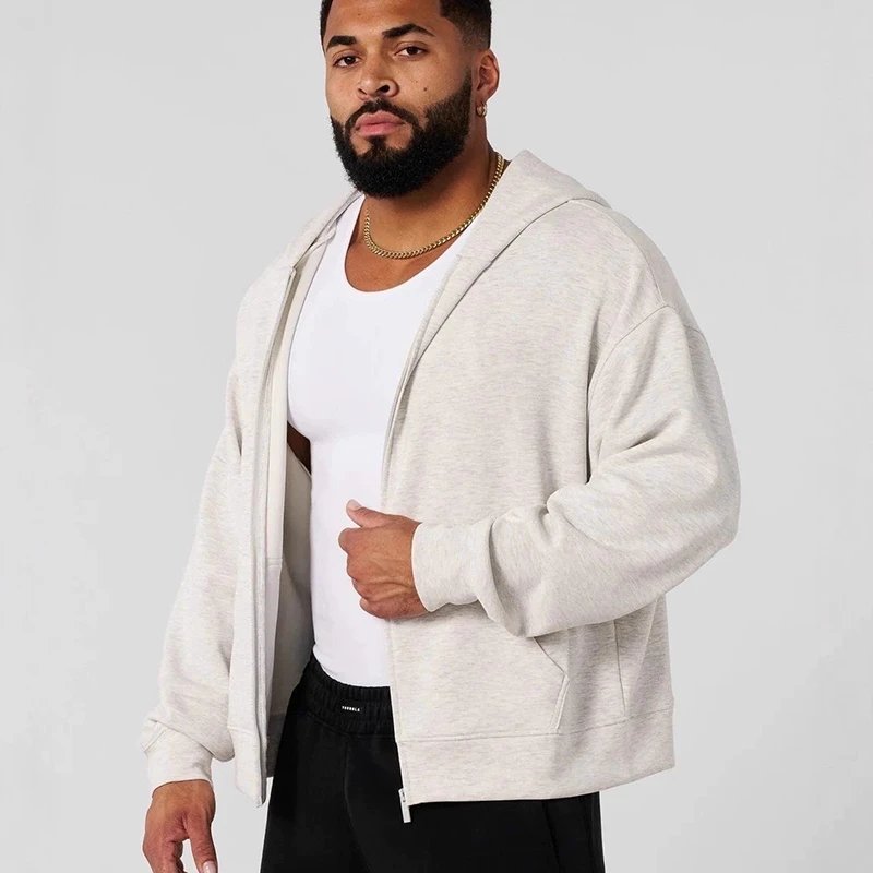 Sports Loose Zip-Up Hoodie photo 5