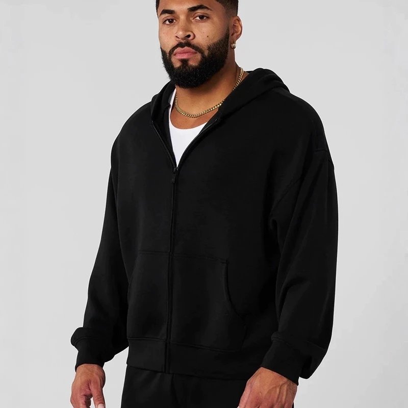 Sports Loose Zip-Up Hoodie photo 3