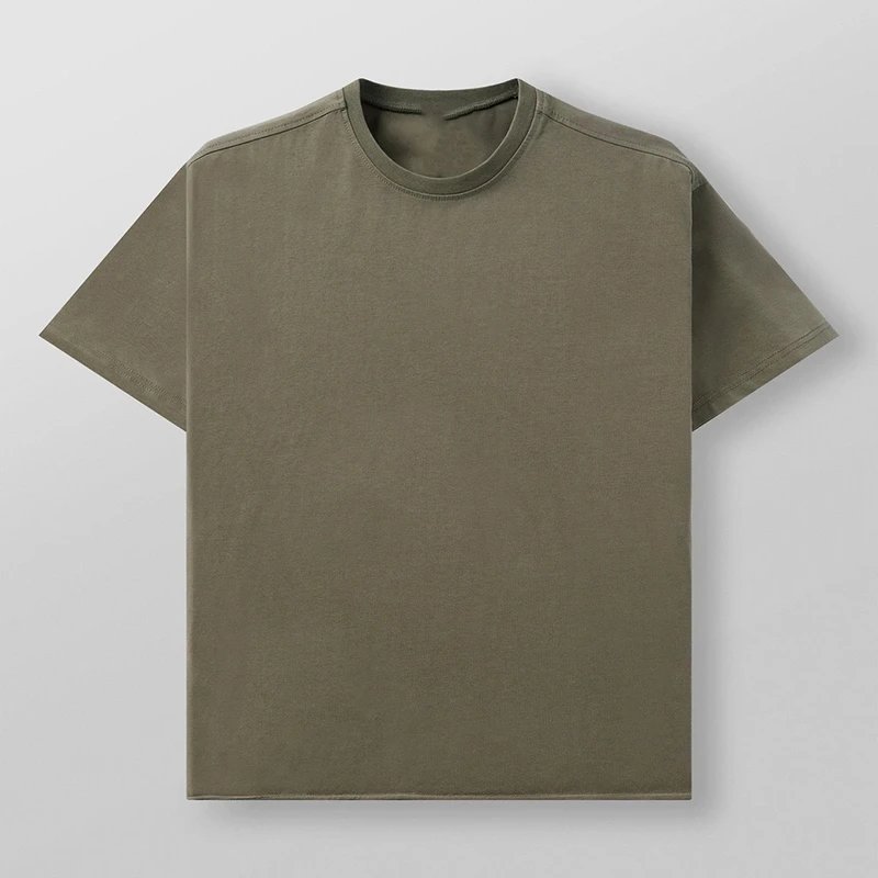 Solid Color Heavyweight Short Sleeve Shirt photo 5