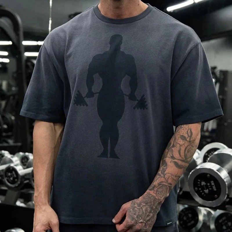 Weightlifting Graphic Washed Short Sleeve Tee photo 2