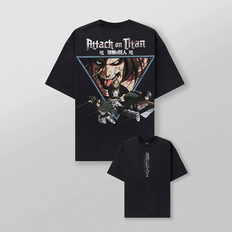 Co-Branded Attack on Titan Fitness Short Sleeve photo 2