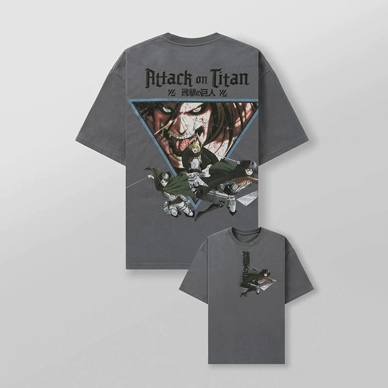 Co-Branded Attack on Titan Fitness Short Sleeve photo 3