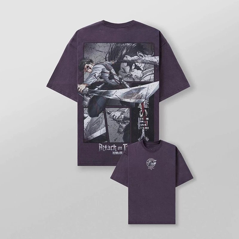 Co-Branded Attack on Titan Fitness Short Sleeve photo 4