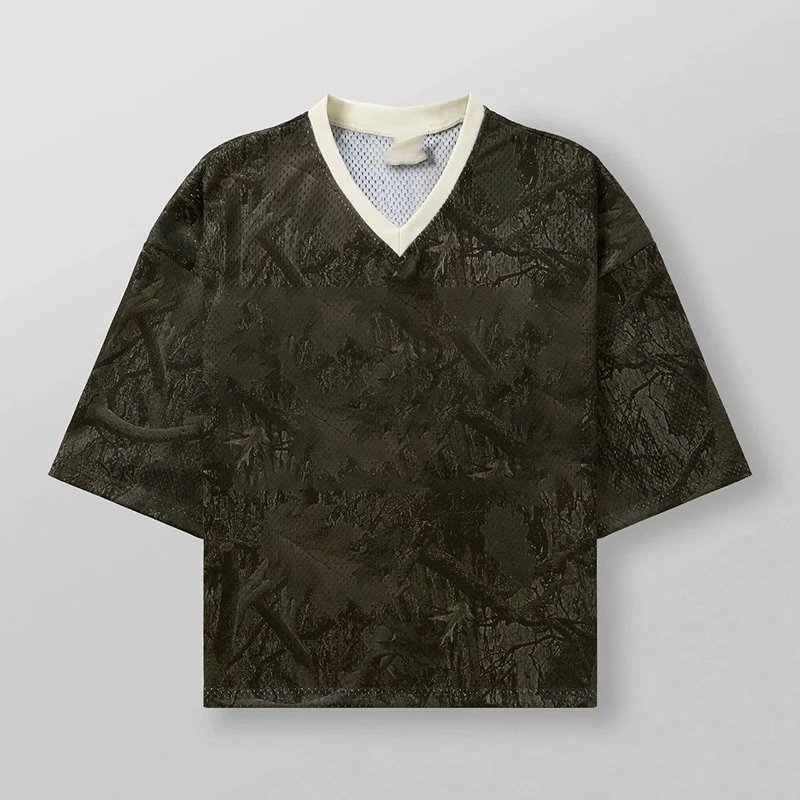 Camouflage Mesh Short Sleeve T-Shirt photo 2
