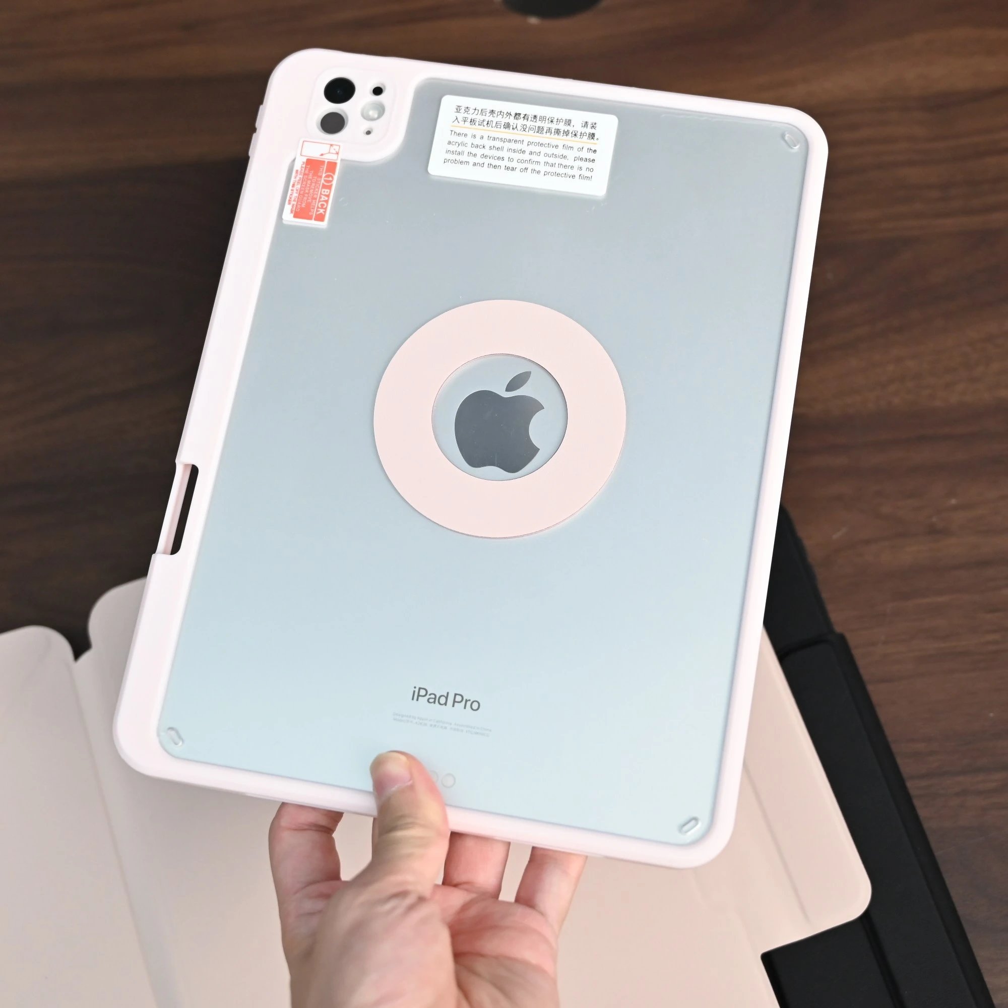 大牌李森iPadPro保护套10.2-12.9英寸全面屏iPad保护壳带笔槽内置Apple pencil笔槽 i