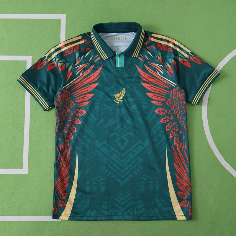 2526 Mexico Green Training Kit Thai Version (Please note customization info in order remarks; messages are not counted)
