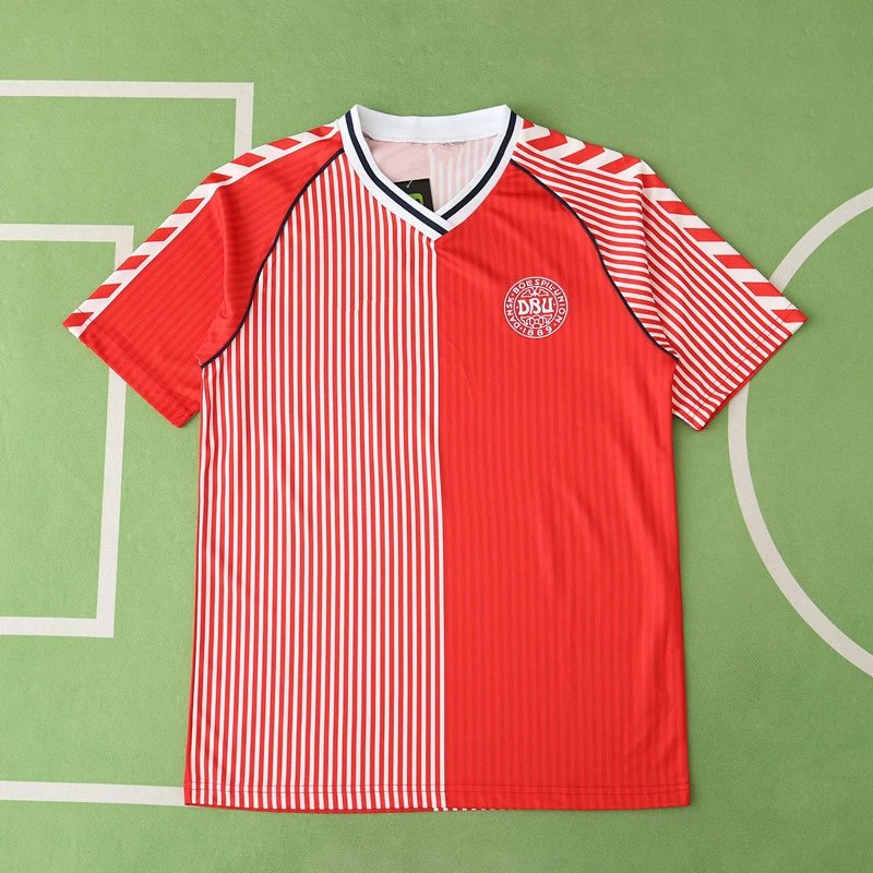 1986 Denmark home red Thai version (please note customization information when placing the order, messages are not included)