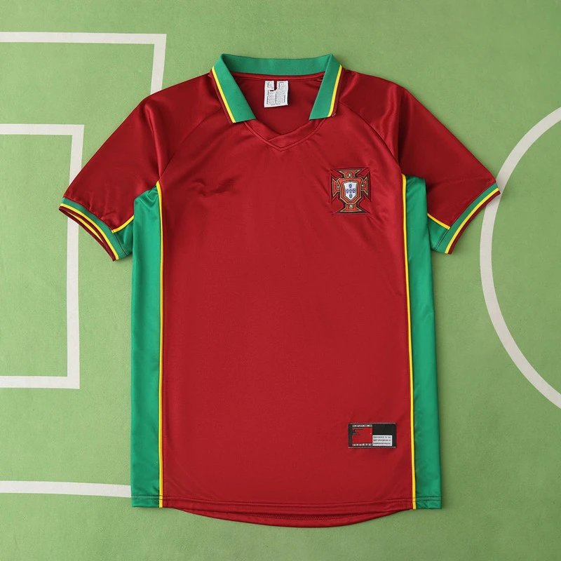 1998 Portugal Home Thai Version (Please note customization info in order remarks, sending a message does not count)